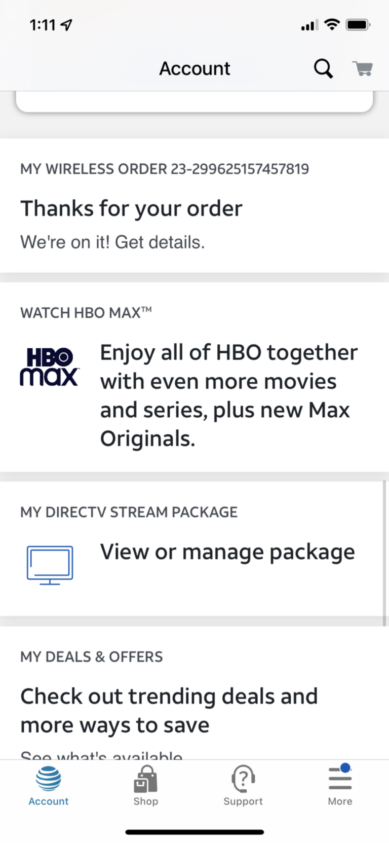 myAT&T Order Cards – Taylor Brown Design Taylor Brown Design