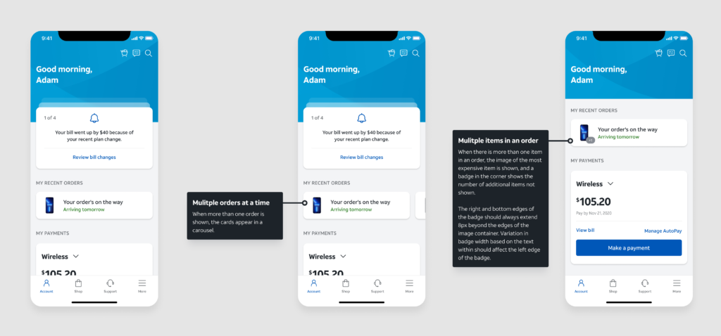 myAT&T Order Cards – Taylor Brown Design Taylor Brown Design